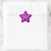 Thinking Purple Starスタンプ 星シール (バッグ)