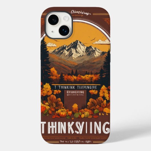 THINKSGIVINGテクノロジイベント- Smoky Mountain Case-Mate iPhoneケース (裏面)