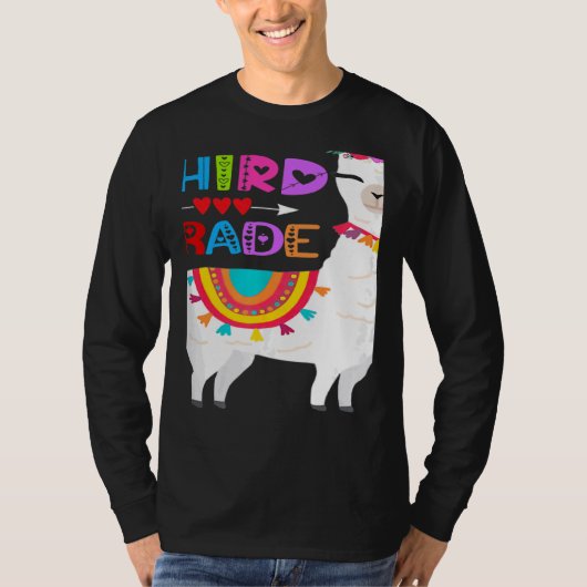 Third 3rd Grade Teacher No Prob Llama First Day Gi Tシャツ (正面)