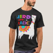 Third 3rd Grade Teacher No Prob Llama First Day Gi Tシャツ (正面)