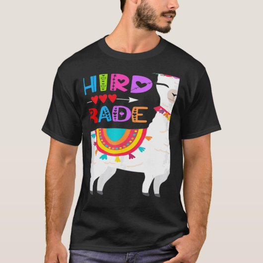 Third 3rd Grade Teacher No Prob Llama First Day Gi Tシャツ (正面)