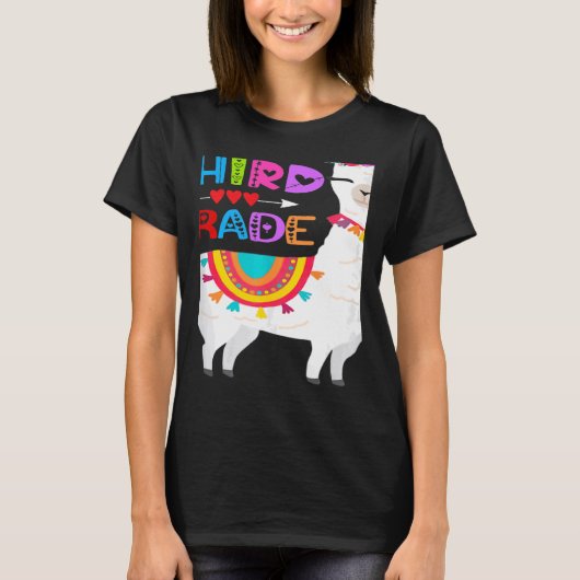 Third 3rd Grade Teacher No Prob Llama First Day Gi Tシャツ (正面)