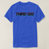 THIRD 500ロゴ Tシャツ (デザイン正面)