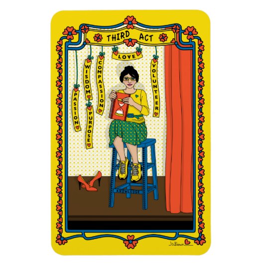 Third Act_B_4x6冷蔵庫磁石 マグネット (縦)