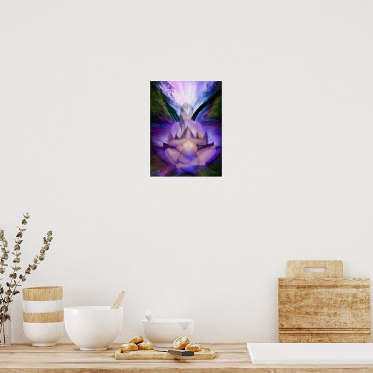 Third Eye Chakra Goddess Fine Art Poster/Print ポスター (キッチン)