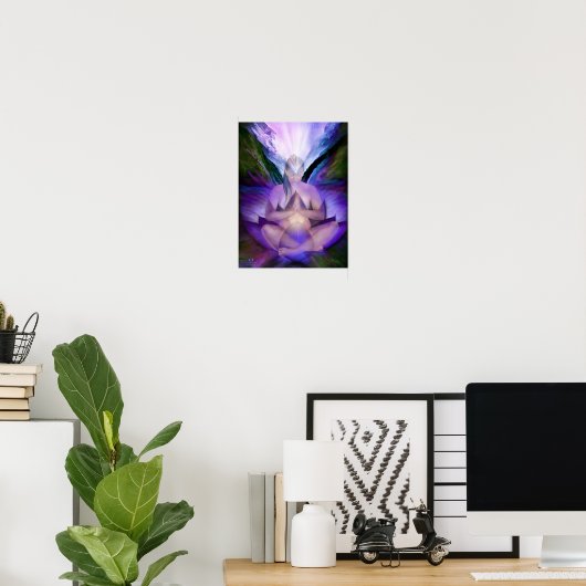 Third Eye Chakra Goddess Fine Art Poster/Print ポスター (ホームオフィス)