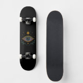 Third Eye Mystical Unisex Skateboard スケートボード (正面)