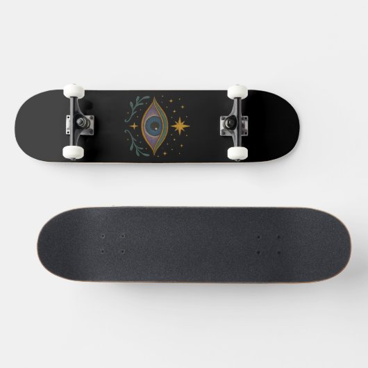 Third Eye Mystical Unisex Skateboard スケートボード (横)