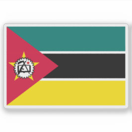 Third flag of Mozambique (April-May 1983) シール