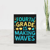 Third Grade Is Making Waves Back To School Kids An カード (正面)