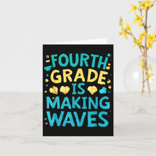 Third Grade Is Making Waves Back To School Kids An カード (黄色い花)