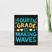 Third Grade Is Making Waves Back To School Kids An カード (正面)