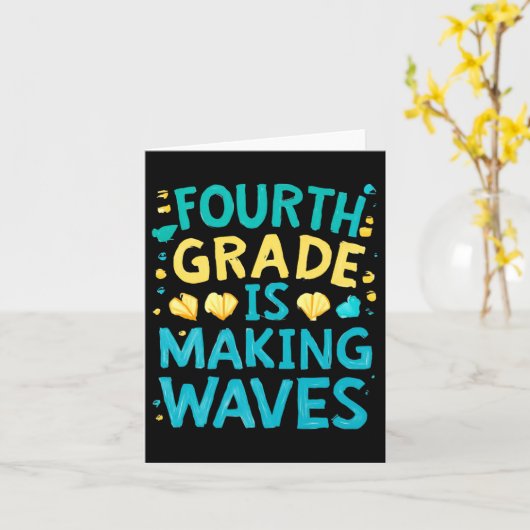 Third Grade Is Making Waves Back To School Kids An カード (黄色い花)