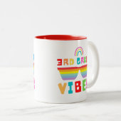 Third Grade Vibes新学期先生&学生 ツートーンマグカップ (正面右)