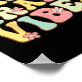 Third Grade Vibes Hello Team 3rd Grade Teacher Kid ポスター (角)