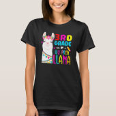 Third Team 3rd Grade Teacher Rainbow No Prob Llama Tシャツ (正面)