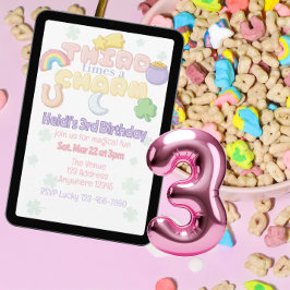 Third Times a Charm, Lucky Charm 3rd Birthday 招待状