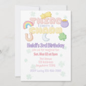 Third Times a Charm, Lucky Charm 3rd Birthday 招待状 (正面)