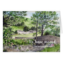 Thirlmereの近くの農家の新しい家を移動