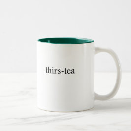 Thirsteaの茶マグ ツートーンマグカップ