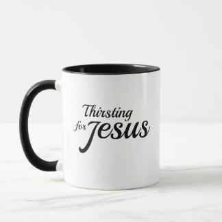 Thirsting for Jesus religious faith based mug マグカップ