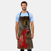 Thirsty エプロン (着用した状態)