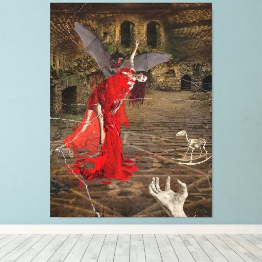 Thirsty キャンバスプリント (インサイチュ (ウッドフロア))