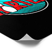 Thirteen Bowling Birthday 13 Years Old Boy Birthda ポスター (角)