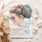 Thirty Balloon String | Photo 30th Birthday Party 招待状