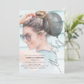 Thirty Balloon String | Photo 30th Birthday Party 招待状 (スタンド正面)