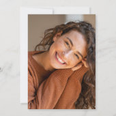 Thirty Black Bow 30th Birthday Invitation 招待状 (裏面)