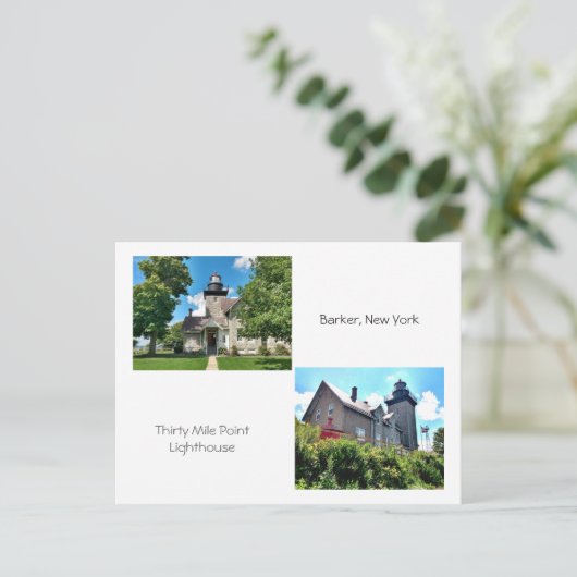 Thirty Mile Point Lighthouse 2 ポストカード (スタンド正面)