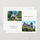 Thirty Mile Point Lighthouse 2 ポストカード (正面/裏面)