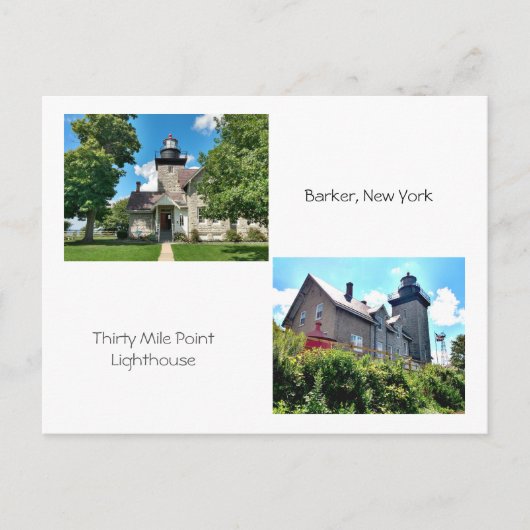 Thirty Mile Point Lighthouse 2 ポストカード (正面)