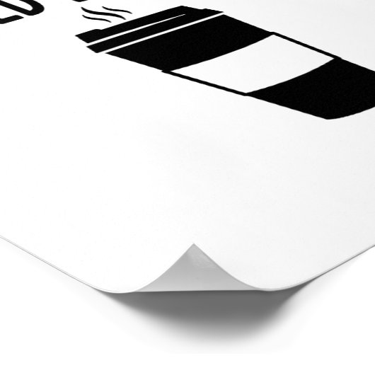 This Adventure Is Wered By Coffee  ポスター (角)