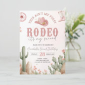 This Ain’t My First Rodeo Birthday Invitation, 2nd 招待状 (スタンド正面)