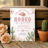 This Ain’t My First Rodeo Birthday Invitation, 2nd 招待状