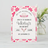 this aint my first rodeo. 2nd birthday invitation 招待状 (スタンド正面)