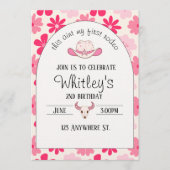 this aint my first rodeo. 2nd birthday invitation 招待状 (正面)