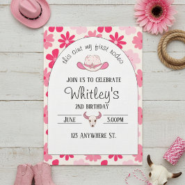 this aint my first rodeo. 2nd birthday invitation 招待状