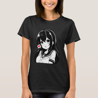 This Anime Kawaii Girl Illustration Novelty Graphi Tシャツ