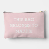 This Bag Belongs to Name Cosmetics Pouch アクセサリーポーチ (裏面)