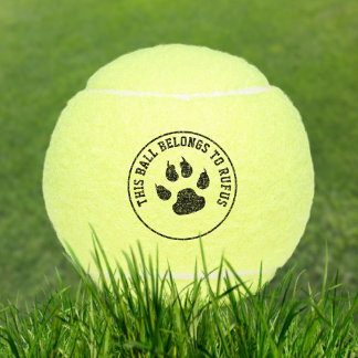 This Ball Belongs To Personalized Dog テニスボール
