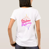 This basic t-shirt female. afghan tシャツ (裏面)