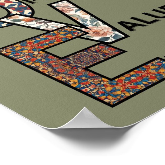 This beautiful poster show love charater ポスター (角)