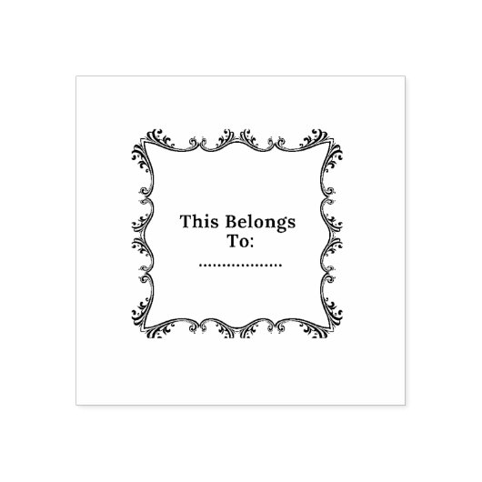 This Belongs To ゴム印 (インプリント)