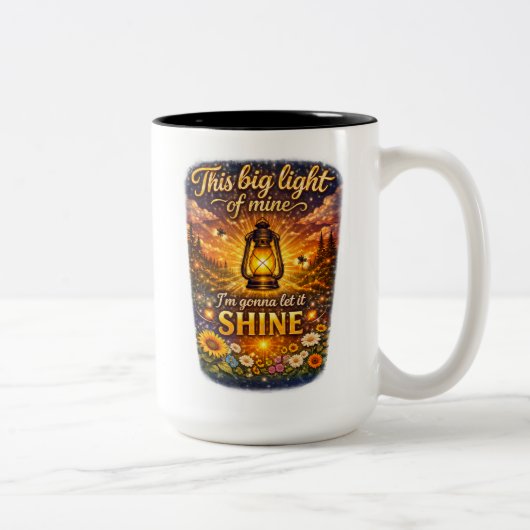 This Big Light of Mine Coffee Mug ツートーンマグカップ (右)