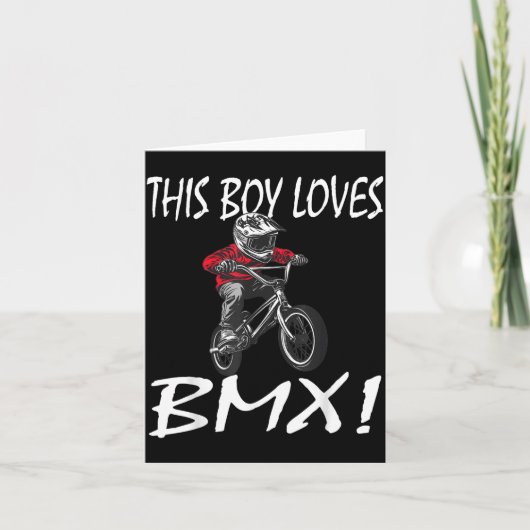 This Boy Loves Bmx, Kids Bmx  カード (正面)