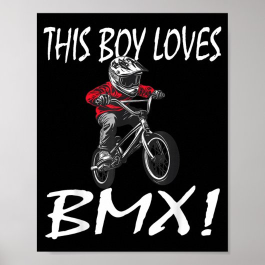 This Boy Loves Bmx, Kids Bmx  ポスター (正面)