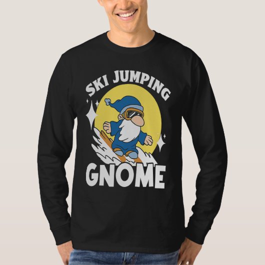 This Boy Loves Ski Jumping Ski Jumper Ski Jump Win Tシャツ (正面)